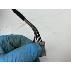 Specchietto retrovisore sinistro nero NISSAN QASHQAI del 2008