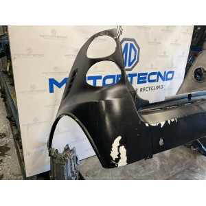 PARAURTI POSTERIORE COMPLETO MERCEDES SMART FORTWO 451 2012 (NERO OPACO / BIANCO) VERNICIATO CON VERNICE RIMOVIBILE