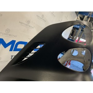 PARAURTI POSTERIORE COMPLETO MERCEDES SMART FORTWO 451 2012 (NERO OPACO / BIANCO) VERNICIATO CON VERNICE RIMOVIBILE