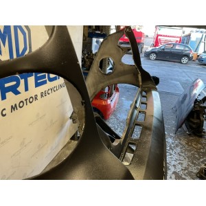 PARAURTI POSTERIORE COMPLETO MERCEDES SMART FORTWO 451 2012 (NERO OPACO / BIANCO) VERNICIATO CON VERNICE RIMOVIBILE