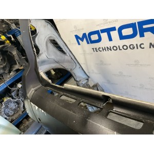 PARAURTI POSTERIORE COMPLETO MERCEDES SMART FORTWO 451 2012 (NERO OPACO / BIANCO) VERNICIATO CON VERNICE RIMOVIBILE