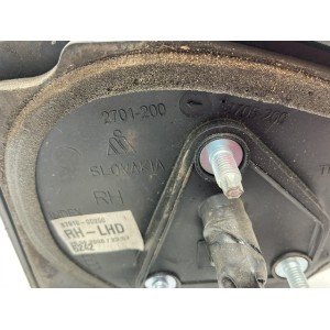 SPECCHIETTO RETROVISORE DESTRO TOYOTA Yaris azzurro Serie 2701200 (08  11)