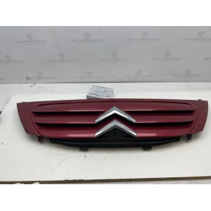 MASCHERINA GRIGLIA ANTERIORE CITROEN C3  ROSSA 2002-2010  9653053777