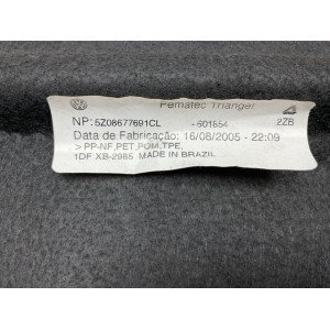 5Z0867769A1CL Ripiano cappelliera mensola cofano   VOLKSWAGEN FOX (5Z) 1.4 TDI Ber. 3p/d/1422cc