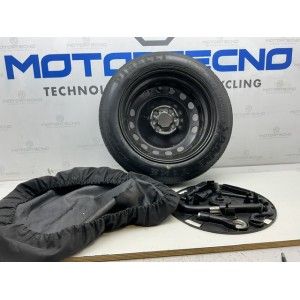 Kit ruotino di scorta Fiat stilo 125 80 15 con fodera svita bulloni e gancio traino