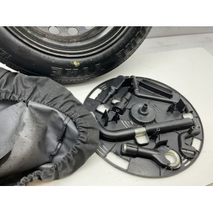 Kit ruotino di scorta Fiat stilo 125 80 15 con fodera svita bulloni e gancio traino