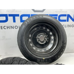Kit ruotino di scorta Fiat stilo 125 80 15 con fodera svita bulloni e gancio traino