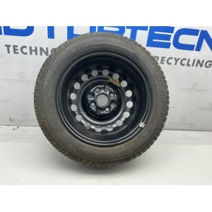 Cerchio in Ferro completo di gomma pneumatico da 14 Pollici per TOYOTA AYGO Dal 2005  2014 155 65 r14