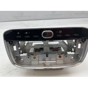 7355013730 MASCHERINA PULSANTIERA CENTRALE 4 FRECCE RIVESTIMENTO CRUSCOTTO CENTRALE SUPPORTO GABBIA  AUTORADIO FIAT PUNTO EVO