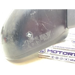 SPECCHIETTO RETROVISORE DESTRO NERO CITROEN C3 Serie 0207156 (09. 15)