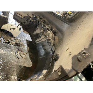 PARAURTI POSTERIORE COMPLETO FIAT Bravo 2° Serie nero con sensori di parcheggio e fanalini (07 10)