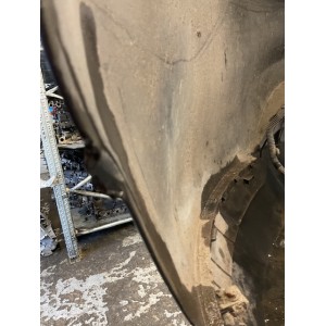 PARAURTI POSTERIORE COMPLETO FIAT Bravo 2° Serie blu azzurro con   fanalini (07 10)