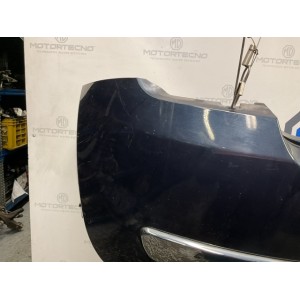 Paraurti posteriore Fiat 500 blu con cromatura