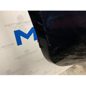 Paraurti posteriore Fiat 500 blu con cromatura