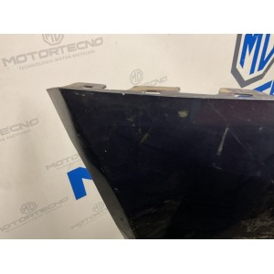 Paraurti posteriore Fiat 500 blu con cromatura
