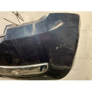 Paraurti posteriore Fiat 500 blu con cromatura