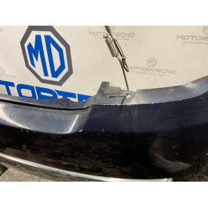 Paraurti posteriore Fiat 500 blu con cromatura