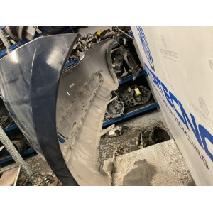 Paraurti posteriore Fiat 500 blu con cromatura