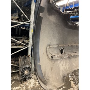 Paraurti posteriore Fiat 500 blu con cromatura