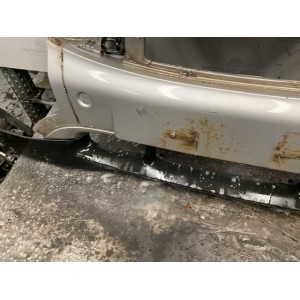 Paraurti anteriore centrale smart 450 grigio faro a otto