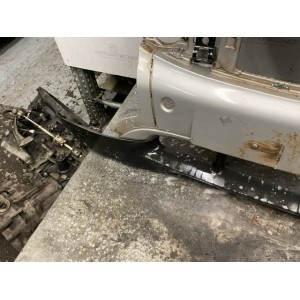 Paraurti anteriore centrale smart 450 grigio faro a otto