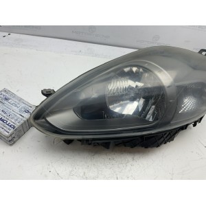 Faro fanale anteriore sinistro , Fiat punto Evo, depo  fondo scuro con spinotto viola