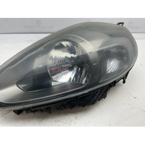 Faro fanale anteriore sinistro , Fiat punto Evo, depo  fondo scuro con spinotto viola