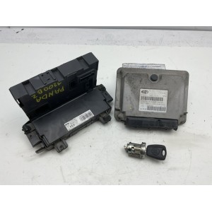 KIT CHIAVE CENTRALINA MOTORE FIAT Panda 2° Serie 51793116 benzina 1200 (03 10)