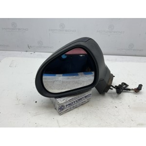 Specchio Specchietto Retrovisore Sinistro SX GRIGIO SCURO PEUGEOT 207 2009 2011 CODICE 014342