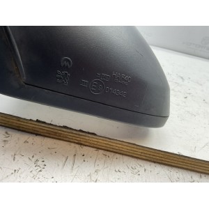 Specchio Specchietto Retrovisore Sinistro SX GRIGIO SCURO PEUGEOT 207 2009 2011 CODICE 014342