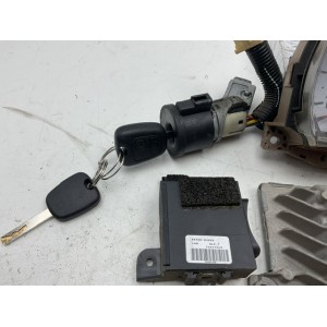 KIT CHIAVE CON DOPPIE CHIAVI CENTRALINA MOTORE PEUGEOT 107 1° Serie 9663248380 Diesel 1400 (05)