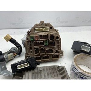 KIT CHIAVE CON DOPPIE CHIAVI CENTRALINA MOTORE PEUGEOT 107 1° Serie 9663248380 Diesel 1400 (05)