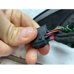 Volkswagen Golf V Specchietto retrovisore elettrico portiera anteriore destra E1011654 grigio