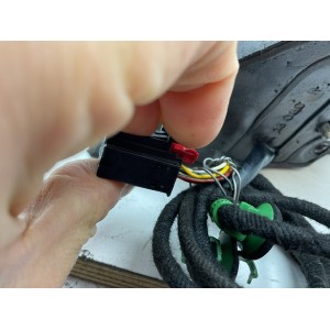 Volkswagen Golf V Specchietto retrovisore elettrico portiera anteriore destra E1011654 grigio