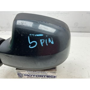 SPECCHIETTO RETROVISORE SINISTRO DACIA Sandero 1° Serie E9024363 (08 12) GRIGIO ANTRACITE