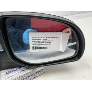 SPECCHIETTO RETROVISORE DESTRO HYUNDAI i20 1° Serie E4022889 (08 14) nero