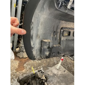 Paraurti posteriore nero Fiat Panda climping 4x4