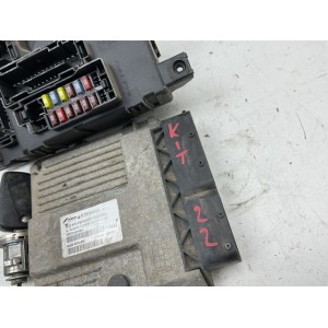 KIT CHIAVE CENTRALINA MOTORE FIAT Grande Punto 1° Serie 51806506 00517986150 Diesel 1300 (05 08)