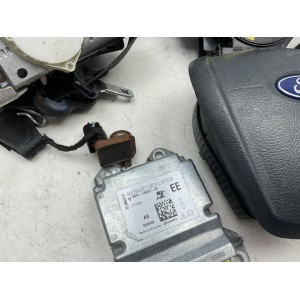 KIT AIRBAG AIRBAG FORD Fiesta 6° Serie COMPLETO DI DEVIO SGANCIO SENSORI E AIRBAG VOLANTE 8V5114B321EE (08 17)