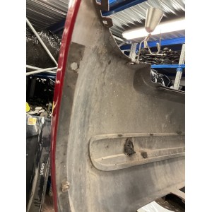 Paraurti posteriore Fiat 500 rosso