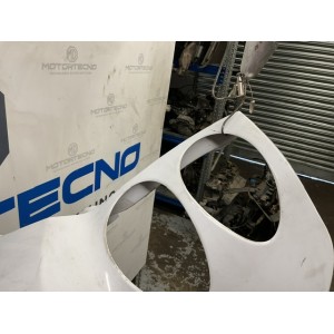 A451 882 02 03 Paraurti posteriore destro con alloggio del tappo della benzina smart 451 bianco