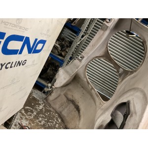 A451 882 02 01 Paraurti posteriore sinistro smart 451 bianco