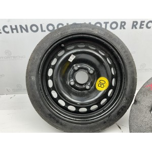 Kit Ruotino di scorta OPEL Karl completo di crik gancio e svita bulloni  Serie Anno: 2016