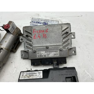 KIT CHIAVE CENTRALINA MOTORE FORD Fiesta 6° Serie S180047003 1400 benzina (08  17)