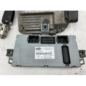 Kit chiave  CENTRALINA MOTORE FIAT Idea 1° Serie 51768657 - MJD6JF.M4 Diesel 1.3 MultiJet (03 05)