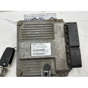 Kit chiave  CENTRALINA MOTORE FIAT Idea 1° Serie 51768657 - MJD6JF.M4 Diesel 1.3 MultiJet (03 05)