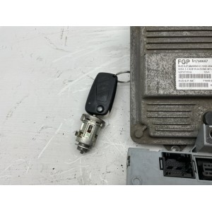 Kit chiave  CENTRALINA MOTORE FIAT Idea 1° Serie 51768657 - MJD6JF.M4 Diesel 1.3 MultiJet (03 05)