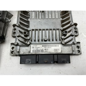 KIT CHIAVE CENTRALINA MOTORE FORD Fiesta 6° Serie 5WS40584C-T - 8V21-12A650-EC 1400 TDC  (08 17)