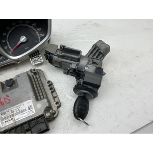 KIT  CENTRALINA MOTORE ECU  8V2112A650PE 0281014989 Ford Fiesta 1.6 TDCI HJDD