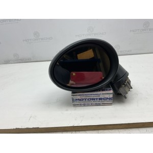 Specchietto Retrovisore Sinistro  cromato elettrico Mini One R56 2008 3pin